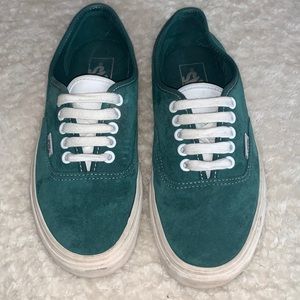 Vans Pig Suede Era Shoes Dark Teal Women’s 8 or Men’s 6.5